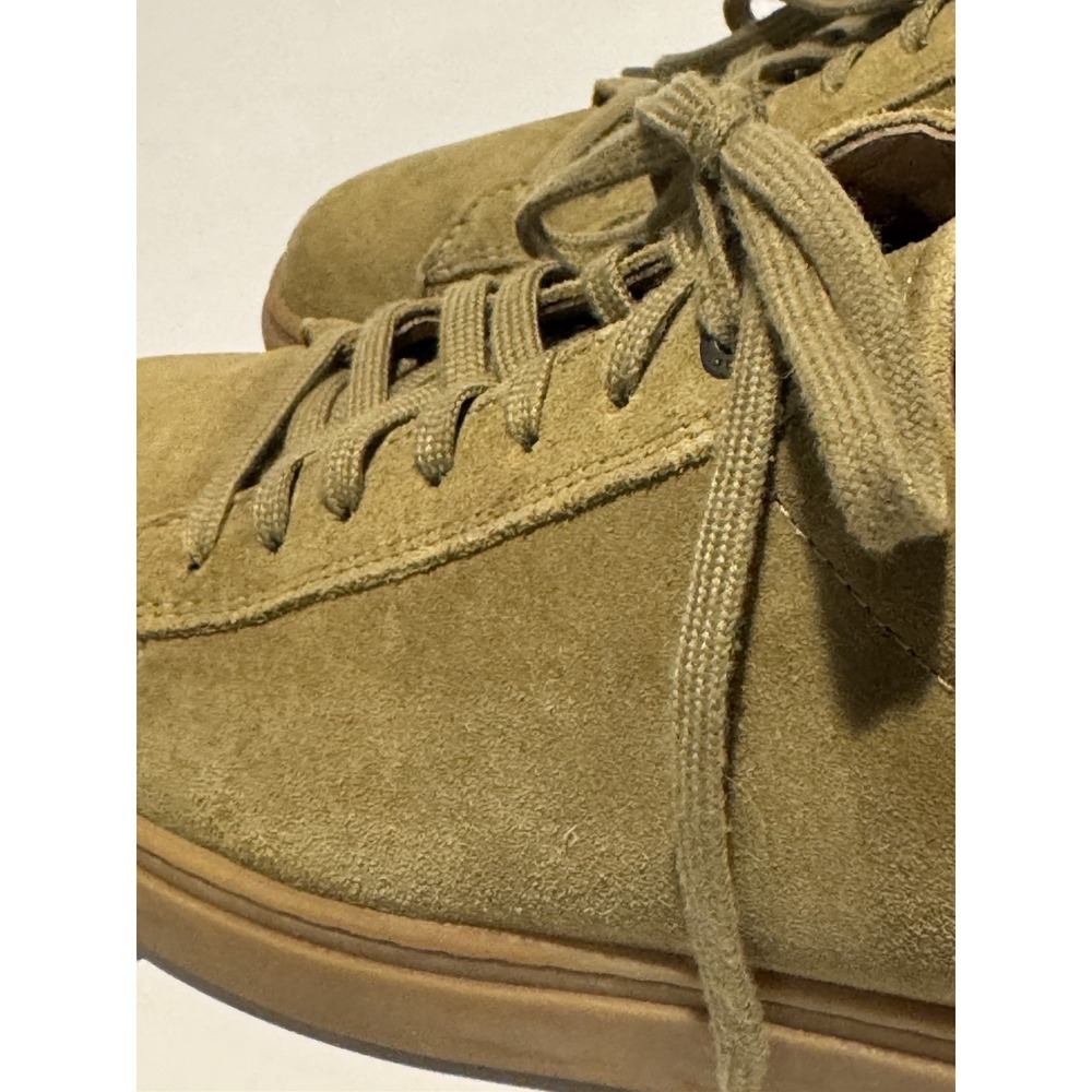 BIRKENSTOCK Bend Low 39 / 8 Khaki Suede Sneakers Lace-up Shoes - Picture 3 of 9